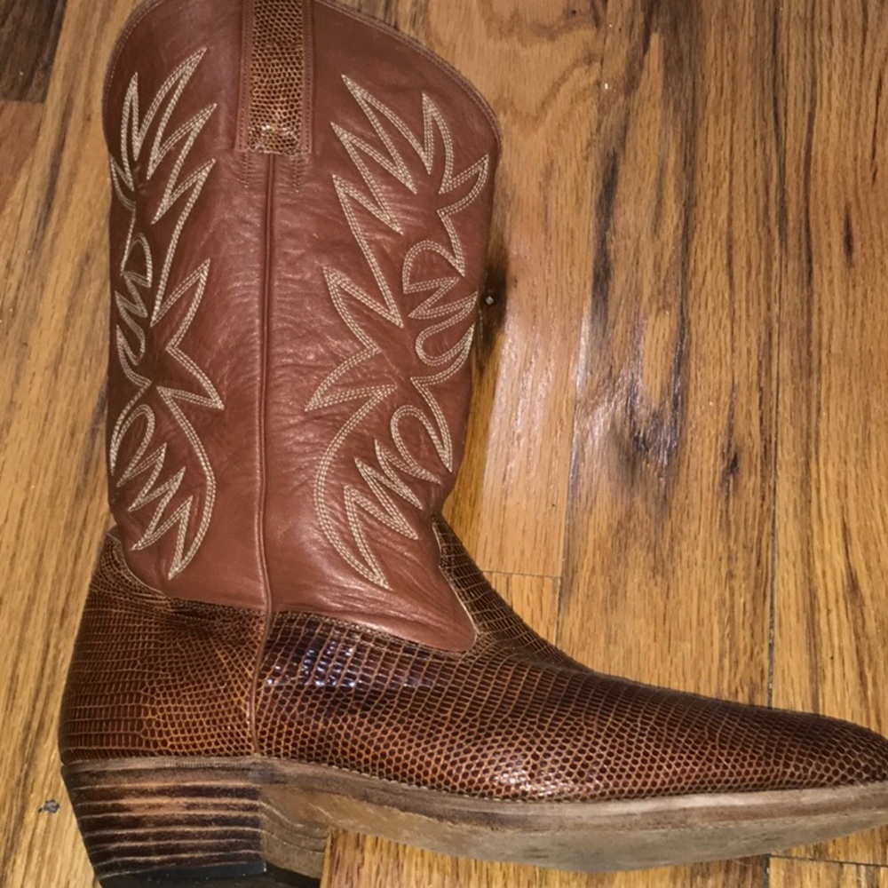 Unisex Cowboy Boots Leather
